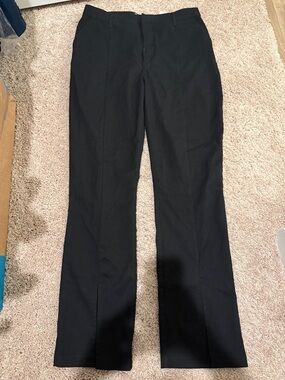 Abercrombie & Fitch Black Women's Straight Leg Trousers